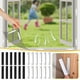 thumbnail image 1 of Clips de mosquitera | Sujetadores magnéticos para pantallas de ventanas: autoadhesivos, sin perforaciones, plástico resistente a la oxidación, alta adherencia, fácil instalación | Paquete de 12 para, 1 of 6
