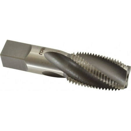 

Hertel 1/2-14 NPT 15° Helix 4 Flutes Bright Finish HSS Spiral Flute Pipe Tap 11/16 Shank Diam 1-3/8 Thread Length 0.515 Square Size
