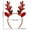 Red, variant on PRETXORVE Christmas Decorations, Christmas Ornaments, Christmas Decor Adult Children Hair Accessories Golden Deer Horn Loose Deer Horn