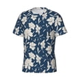 thumbnail image 5 of Qekee Lilies Flowers Classic Fit T-Shirt Men's Shirt Men's Tight Short Sleeves for Exercise, Running, Mountaineering - Lilies Flowers, 5 of 9