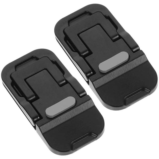 IDEANATEGRATE 1Par Soporte Ajustable Para Laptop Con Estructura Plegable Y Mejora De Postura Negro