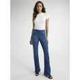 thumbnail image 2 of Sofia by Sofia Vergara Women's and Women's Plus Melisa Flare High Rise Pull On Jeans, 30.5", 32.5" and 34.5" Inseams, Sizes 0-28, 2 of 5