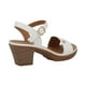 thumbnail image 3 of Sandalia Confort Mujer VOSSE Plantilla Acojinada blanco 25, 3 of 5