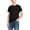 Black, variant on Boys Short Sleeve Tee Active Cotton Performance T-Shirt Crewneck Tee for Big Boys Black 2-3 Years