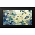 thumbnail image 2 of PI Studio 14x9 Black Modern Framed Museum Art Print Titled - Teal Lily, 2 of 5