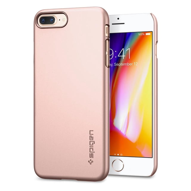 Funda Thin fit para iPhone 7 | 8 plus Rose gold Spigen Spiggen original