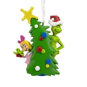 Hallmark Dr. Seuss's How the Grinch Stole Christmas! Grinch with Cindy-Lou Who Ornament, 0.07lbs