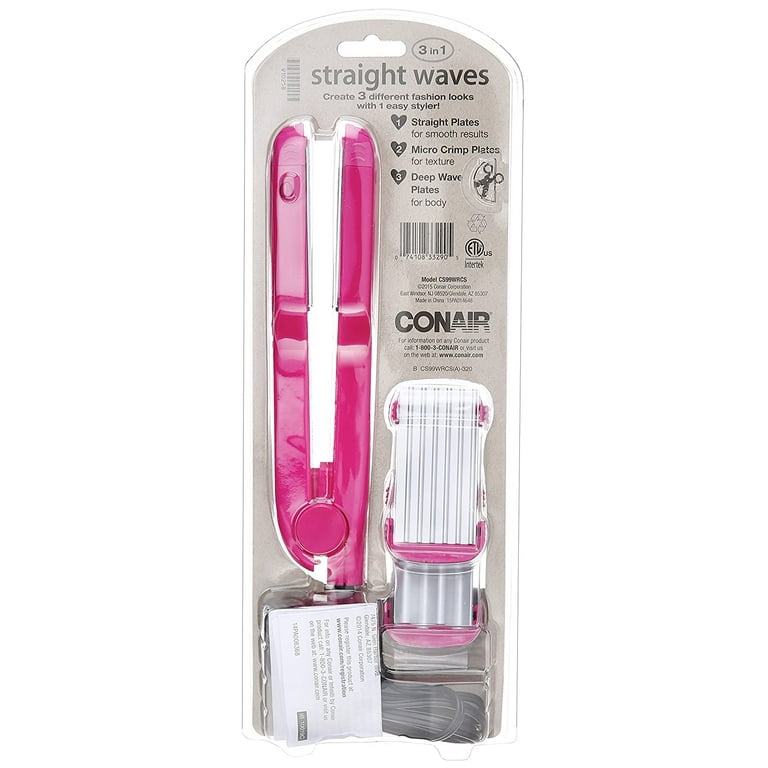 Conair 3 in top 1 straight waves