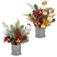thumbnail image 1 of Árbol de Navidad en maceta Hollyone 12 artificiales x2, 1 of 6