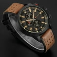 thumbnail image 5 of CURREN 2018 New Luxury Fashion Analog Military Sports Watches High Quality Leather Strap Quartz Wristwatch Montre Homme Relojes, 5 of 7