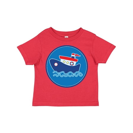 

Inktastic Tug Boat Nautical Sea Gift Toddler Boy or Toddler Girl T-Shirt