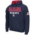 thumbnail image 2 of Men's Colosseum Navy Arizona Wildcats Sunrise Pullover Hoodie, 2 of 3