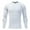 White, variant on lmcalzta Mens Workout Athletic Shirts Long Sleeve Mock Neck Quick Drying Gym Athletic High Performance T Shirts Tops