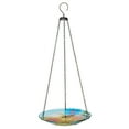 thumbnail image 5 of Alpine Corporation 10" Glass Hanging Bird Feeder w/ Flowers and Bee, 5 of 12