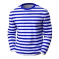 thumbnail image 3 of CONZONE Carnival Men's T-Shirts Short Sleeve T Shirts for Men Casual Crew Neck Striped Lightweight Tees Soft Cozy Athletic Tops, 3 of 6