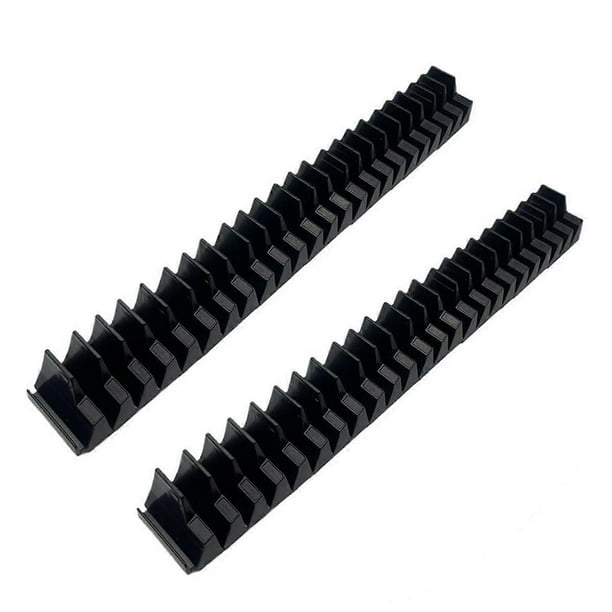 Tool Spanner Storage Organiser Black Tool Modular Slotted Organizer 2Pcs Set (Black)