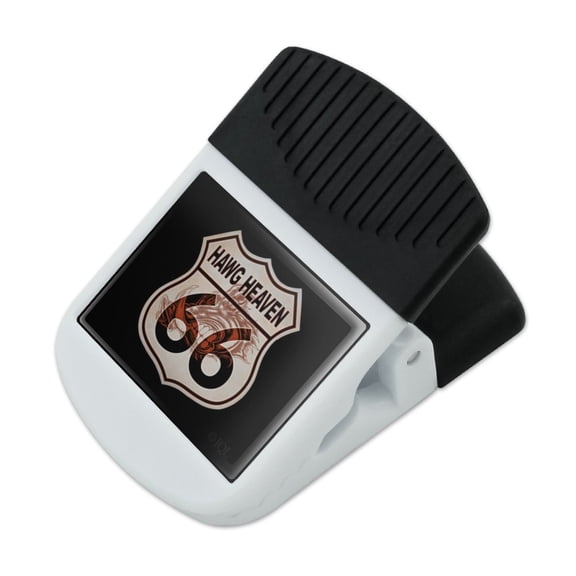 Hawg Heaven Route 66 Highway Hog Biker Motorcycle Refrigerator Fridge Magnet Magnetic Hanging Hook Note Snack Clip