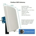 thumbnail image 3 of Dual Band 2.4GHz 5.8GHz Outdoor WiFi Antenna, 15dBi High Gain for Router & Camera, 3 of 9