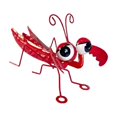 thumbnail image 2 of Metal Yard Art Outdoor and Garden Tropical Insect Decor Red Lawn and Garden Outside Yard Decorations, 2 of 5