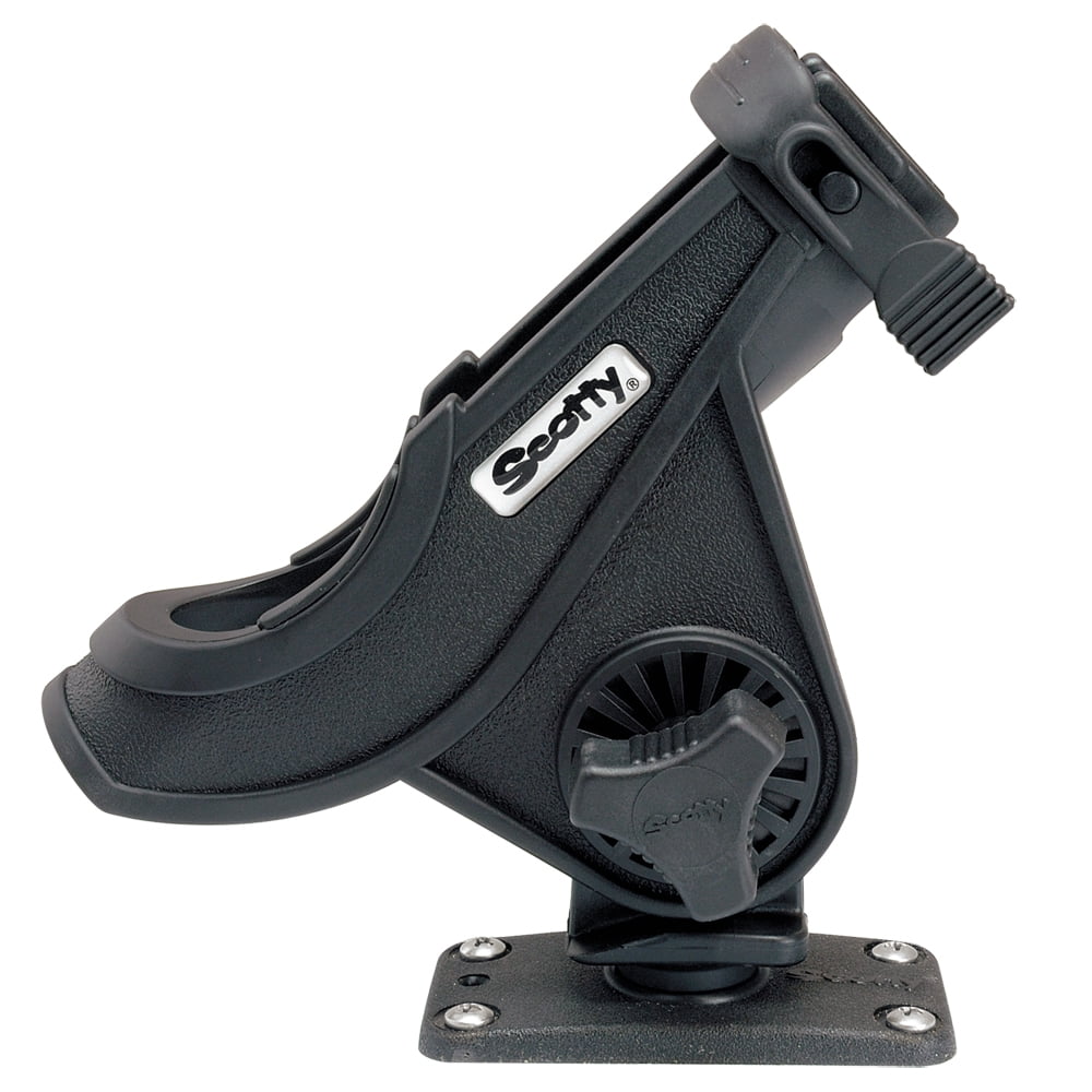 Scotty 281 Bait Caster Spinning Rod Holder W 244 Flush Deck Mount Black Walmart Canada