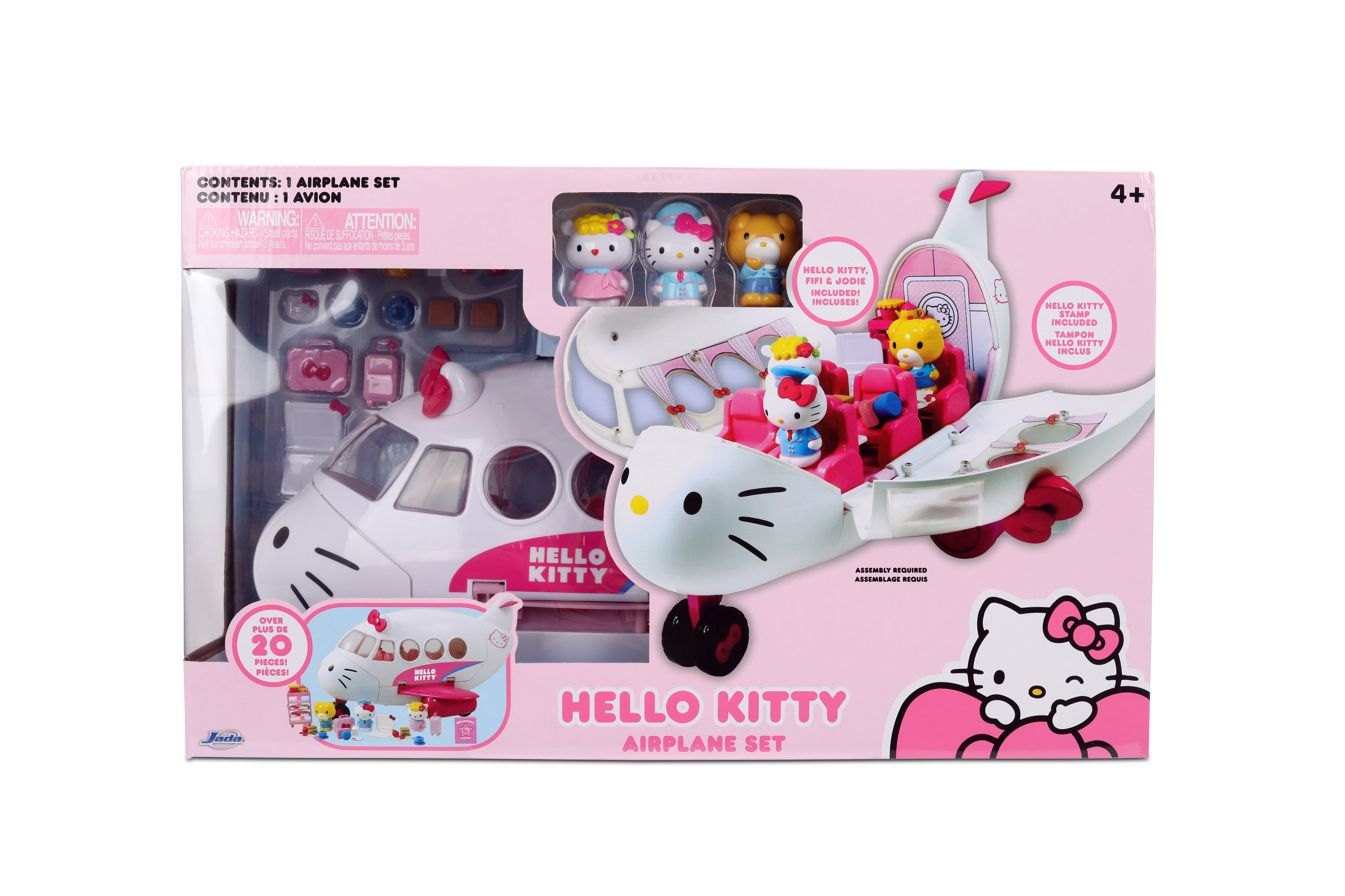 Jada Sanrio Hello Kitty and Friends – Hello Kitty Airline Play Set