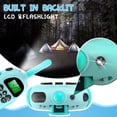 thumbnail image 4 of Walkie Talkie para niños Brillar recargable 16 canales con linterna azul, 4 of 5