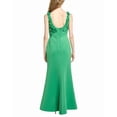 thumbnail image 2 of Badgley Mischka womens  Cutout Appliques Gown, 4, Green, 2 of 4