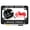Black - Style 2, variant on [Officially Licensed U.S. Air Force Product] - Motorcycle Domed Custom-Made Personalized Metal License Plate Frame Frame with U.S. Space Force (USSF) Design - Chrome, b/w