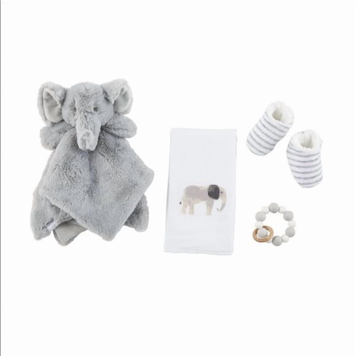 Mud Pie Elephant Baby Essentials Gift Set