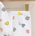 thumbnail image 6 of Gubotare Baby Pajamas Boys Girls Pajamas Sets Cartoon Long Sleeve Blouse Top and Pants Sleepwear Pjs Kids Cute Warm Fall Outfits 0 3 Months (Orange,0-3 Months), 6 of 7