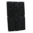 thumbnail image 4 of ORDDIART 15 Pockets Wall Hanging Flowers Planter Felt Vertical Grow Bag for Yard 1Pcs, 4 of 8
