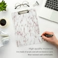thumbnail image 4 of FMSHPON Marble Paint Clipboard Hardboard Wood Nursing Clip Board and Pull for Standard A4 Letter 13x9 inches, 4 of 7