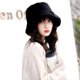 thumbnail image 3 of Gorro de invierno para mujer, de piel sintética suave y esponjosa, de pescador, de ala ancha, cálido para niña, 3 of 4