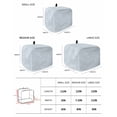 thumbnail image 2 of Blue Dandelion Small Toaster Cover 2 Slice, Kitchen Appliance Covers, Spring Modern Minimalist Country Flower Toaster Oven Cover with Loop, Bread Machine Cover Polyester Dust Cover Protection, 2 of 4