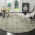 thumbnail image 2 of SAFAVIEH Chatham James Geometric Wool Area Rug, Light Blue/Ivory, 4' x 6', 2 of 9