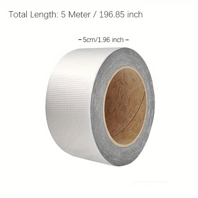 PENGX Ruban Adhésif Super Résistant en Aluminium Butyle pour Réparation de Fuites - Adhésif Étanche pour Tuyau et Toit - Ruban d'Étanchéité Durable pour Surfaces Extérieures - Plusieurs Tailles Disponibles