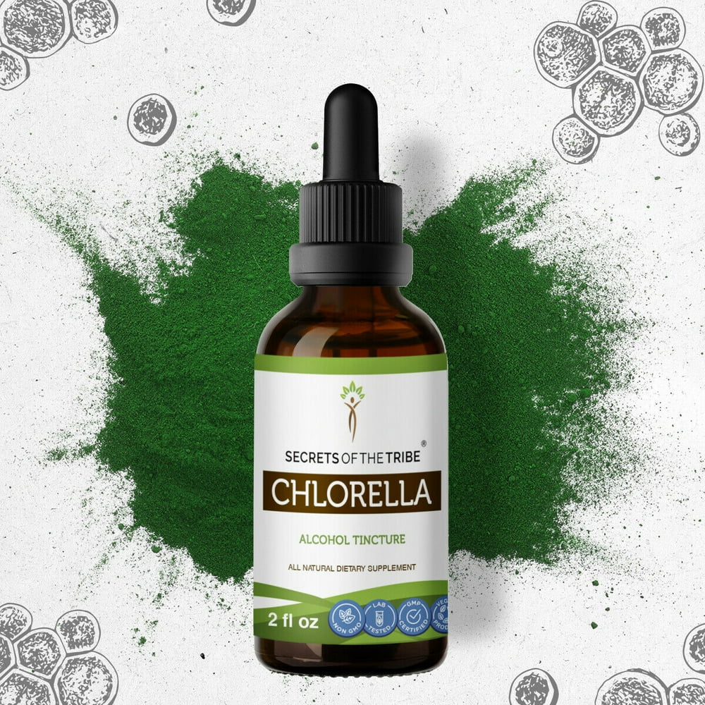 Chlorella Tincture Alcohol Extract, Organic Chlorella (Chlorella