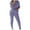 Purple#, variant on Womens Solid Color Off Shoulder Long Sleeve Cable Knitted Warm Two-Piece Long Pants Sweater Suit Set Watermelon Red S
