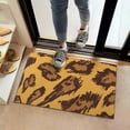 thumbnail image 2 of Yellow and Brown Of Leopard Print Door Rugs,Washable Non Slip Door Mats Indoor,Decorative Door Mats,Entry Mat Indoor for Entrance,Bedroom,Kitchen,Bathroom,16"x24", 2 of 6