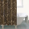 thumbnail image 4 of Camo and Grass Brown Pattern Modern Waterproof Shower Curtain Set with 12 Hooks, Washable Decorative Bathroom Shower Curtain, 4 of 6