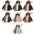 thumbnail image 5 of GYRATEDREAM Toddler Kids Winter Warm Jacket Down Puffer Coat Thick Hooded Outwear 2-7T, 5 of 5