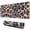 Leopard Print Pattern, variant on Long Mouse Pads for Desk,Orange and Brown Leopard Pattern Desk Mats on Top Of Desks, Desk Mouse Pad Extra Large with 3mm Non-Slip Base and Stitched Edge for Gaming,Office,Work,Home 35.4"x15.7"