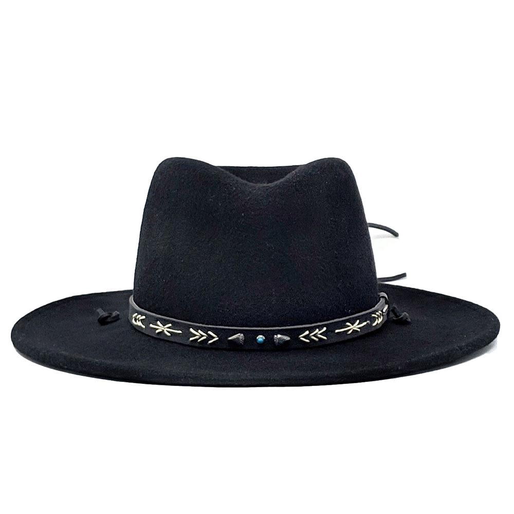 Stetson Crushable Wool Hat Santa Fe Black