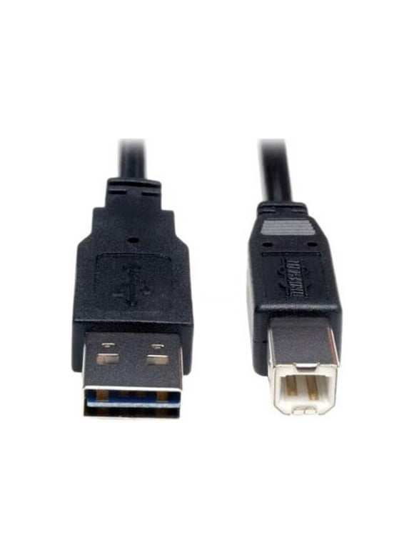 Tripp Lite Universal Reversible USB 2.0 A-Male to B-Male Device Cable - 6ft