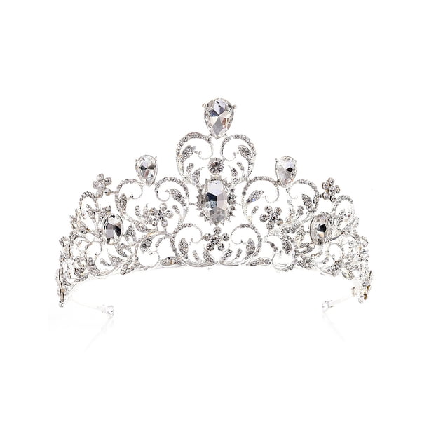 Minnieouse Tocados de fiesta Tocado de novia Coronas de cristal Atractivo Diamante de imitación Firmeza Exquisito Tocados de baile de larga duración Ropa, zapatos y accesorios Miscelánea Tipo 1 Minnieouse AP018577-01