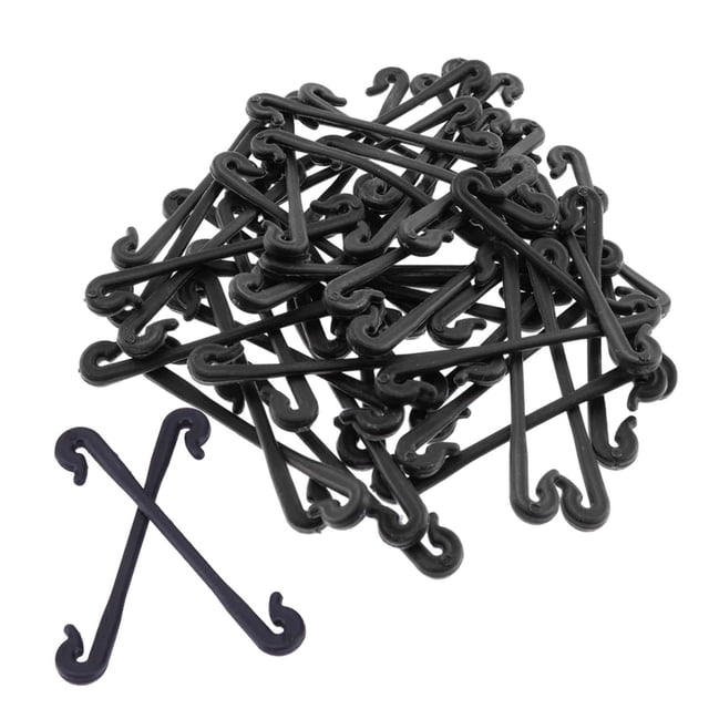 200 Piezas Clips de Soporte para Plantas Sujetadores Clips de Verticales para Crecer Ganchos de Hebilla Atados para Verduras Jaulas de