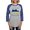 Heather/Blue, variant on CafePress - Support Ukraine - Womens Baseball Tee