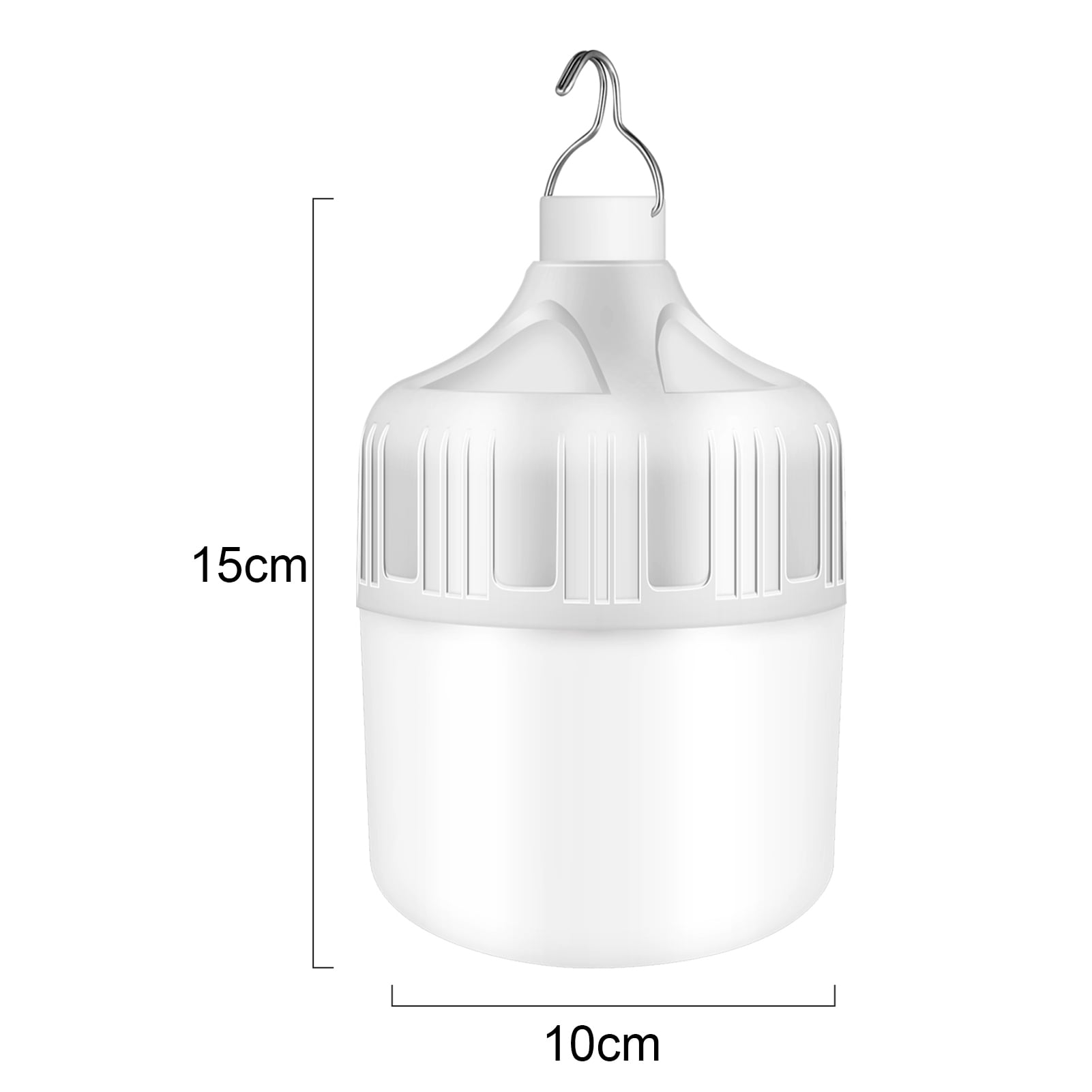 Dujiujun LED Rechargeable Light Bulb Super Bright High Lumens Energy-saving 3 Modes Flicker Free Outdoor Indoor LED Light Bulb