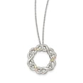 thumbnail image 1 of Sterling Silver & 12k Infinity Symbol Necklace (Weight: 5.99 Grams, Length: 18 Inches), 1 of 3