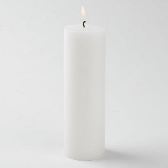 Richland Pillar Candle 2"x6" White Set of 40
